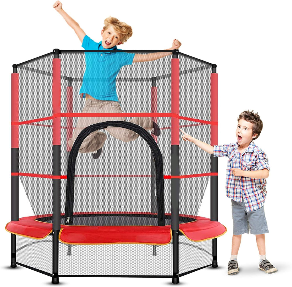 TRAMPOLÍN PARA NIÑOS CON RED DE SEGURIDAD