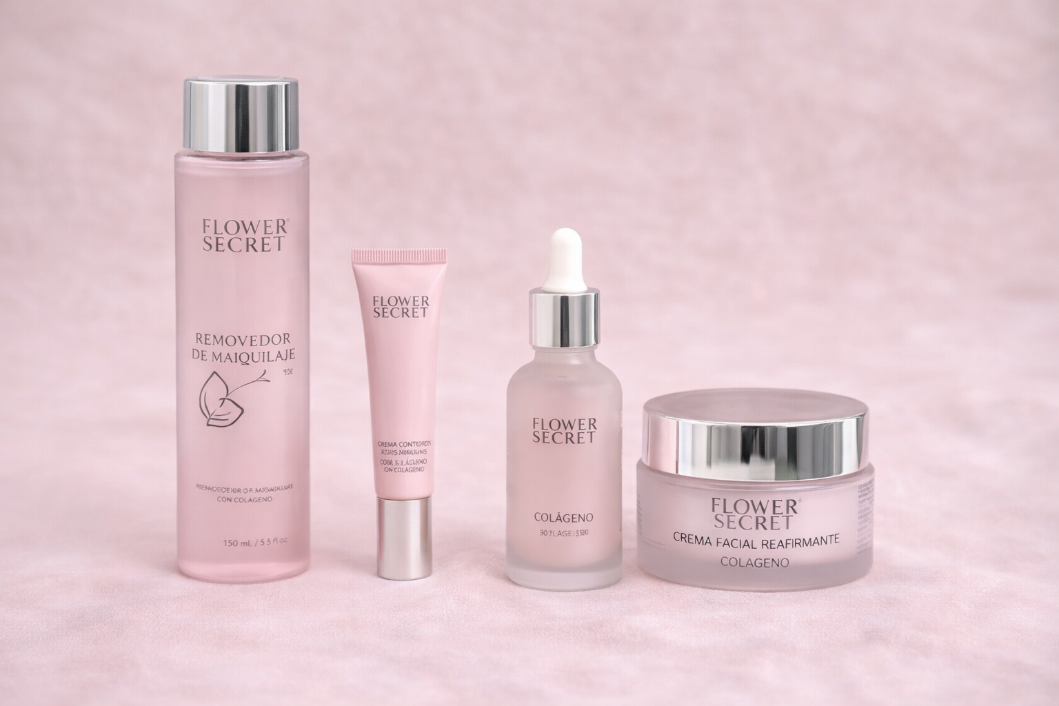 Set 4 Hidratante Facial Con Colageno